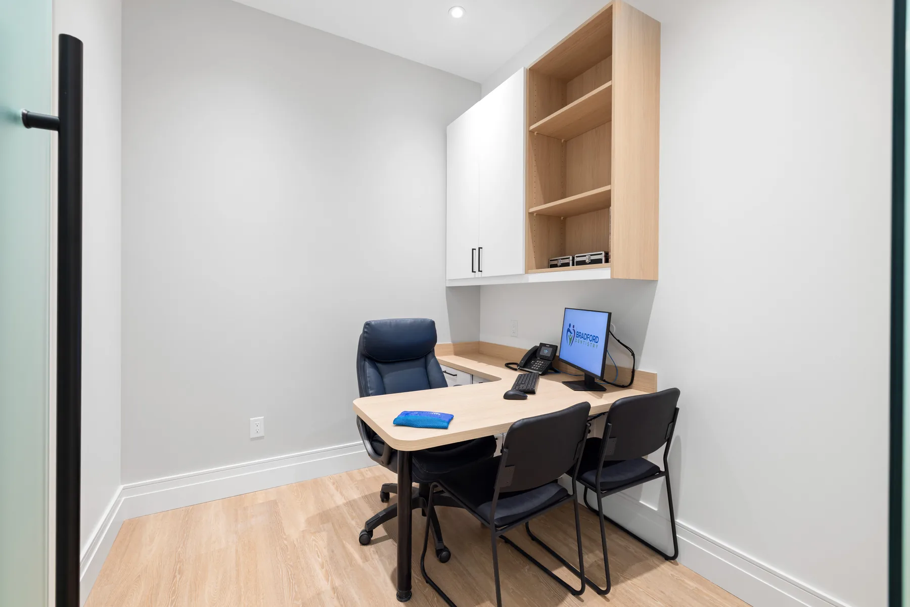 Private consultation room for discussing dental care