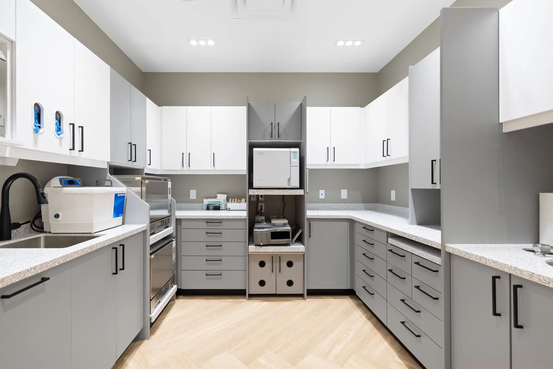Dedicated instrument sterilization room at Bradford Dentistry